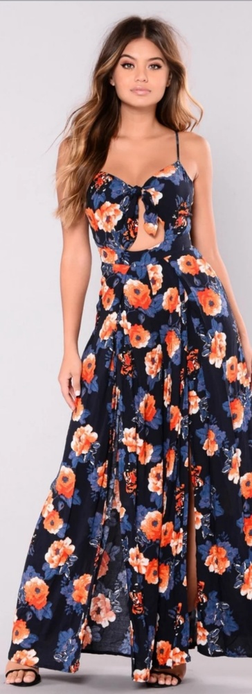 Fashion Nova Floral Jumpsuit